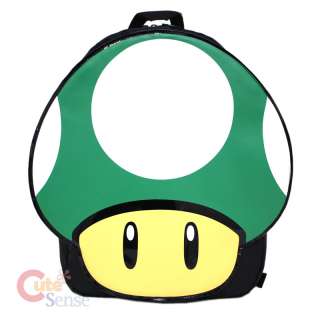 Nintendo Super Mario Green Mushroom Backpack 1 Up Bag  