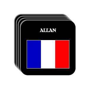  France   ALLAN Set of 4 Mini Mousepad Coasters 