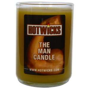MAN SCENTED CANDLE by HOTWICKS (Glass) 