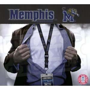  University of Memphis Tigers NCAA Lanyard Key Chain and Ticket 