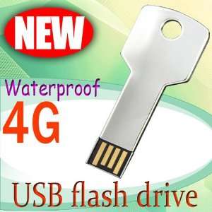 New 4GB Metal Key Shape USB 2.0 Flash Memory Pen Drive Stick Thumb 