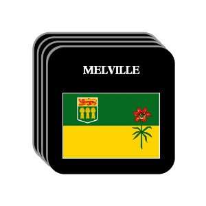 Saskatchewan   MELVILLE Set of 4 Mini Mousepad Coasters