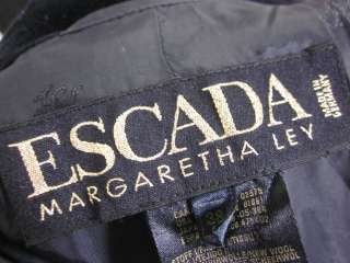 ESCADA MARGARETHA LEY Red Plaid Wool Blazer Jacket 38  