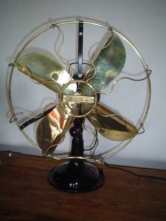 Antique Vintage 1926 Italian Marelli Verno Electric Fan Restored 
