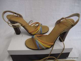 Marc Jacobs Multicolor Strappy High Heel Sandals sz 7.5  