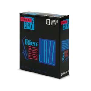  Rico Jazz Select Unfiled Soprano Sax Reeds (Box of 10 