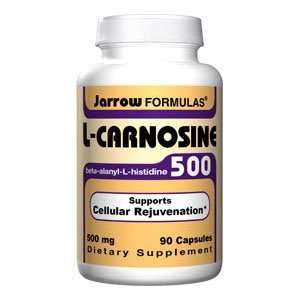  Jarrow Formulas L Carnosine, 500 mg Size 90 Capsules 