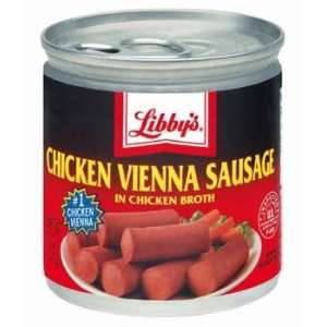 Libbys Chicken Vienna Sausage in Chicken Broth 5 oz (Pack of 24)
