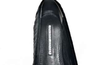 Vera Wang Black Leona Satin Ballet Flats Sandals Shoes $195 Sz 7 