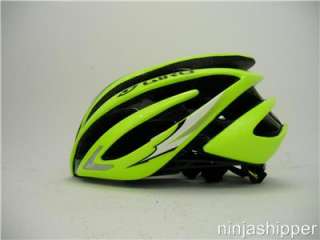 2012 Giro Aeon Highlight Yellow / Black Bicycle Helmet   Medium   M 