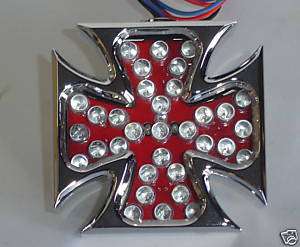 LED Maltese Cross Turn Signal Lights for Harley  