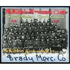   Reproduction) 8 X 10 of McKibbin Marching Club 1916