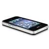   Case+Privacy Film+AC Charger For iPhone 4S 4 4G 4th Generation  