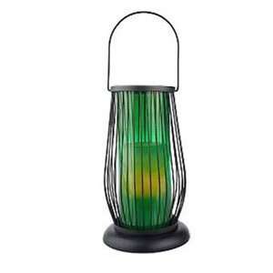 Candle Impressions Indoor Outdoor Flameless Resin Candle Wire Lantern 