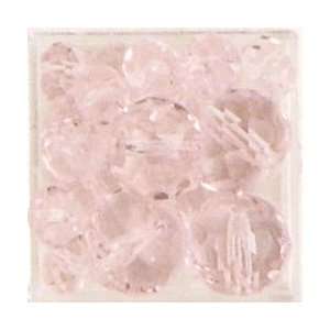 Blue Moon Frosting Glass Beads Mcc Rondelle Assorted Pink 25/Pkg BDGLS 