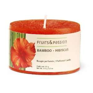 Fruits & Passion Influence Perfumed Floating Candle, Bamboo Hibiscus 