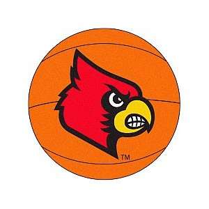  Fanmats Louisville Cardinals Basketball Shaped Mat 