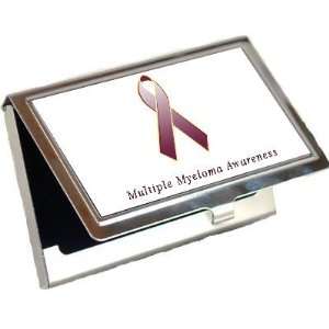  Multiple Myeloma Awareness Ribbon Business Card Holder 