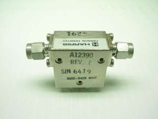 Harris Farinon A12390 Isolator 3600 6425 MHz 4291  