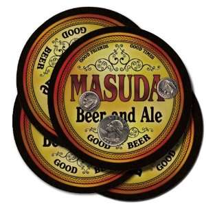  MASUDA Family Name Beer & Ale Coasters 