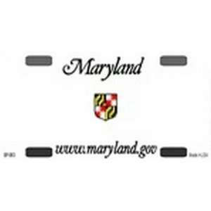 BP 063 Maryland State Background Blanks FLAT   Bicycle License Plates 