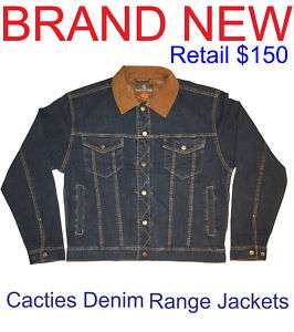 Cacties Western Woven Range Jeans Denim Jackets  