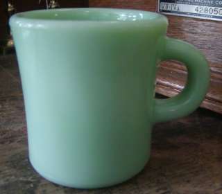 Jadite mug Fire King restaurantware jadeite C handle  