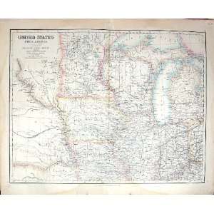   Map United States North America Iowa Missouri Michigan