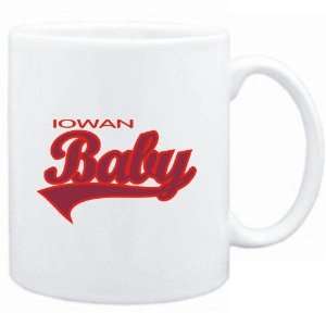 Mug White  Iowan BABY  Usa States 