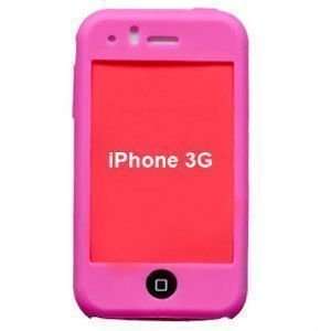  Apple iPhone 3G/3GS Silicone Case (Hot Pink) Cell Phones 