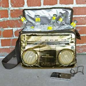  Chillin iPod Ready Jambox Cooler, Gold Patio, Lawn 