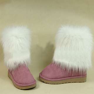   Lady Soft Fur Winter Ankle Lower Leg Warmer Boots Sleeve Cover 15cm