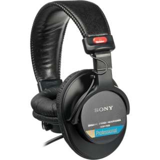 Sony MDR 7506 Circumaural Closed Back Professional Monitor Headphone 