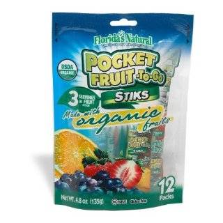 Floridas Natural Pocket Fruit To Go Stiks, Made with Organic Fruit 