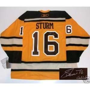 Marco Sturm Autographed Jersey   Winter Classic
