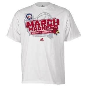   White adidas Road to March Madness T Shirt