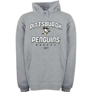 Pittsburgh Penguins  Grey  Prima Italic Hooded Sweatshirt  