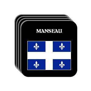  Quebec   MANSEAU Set of 4 Mini Mousepad Coasters 