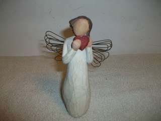 Demdaco Susan Lordi Willow Tree Angel of The Heart Figurine  