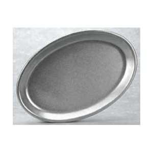  Silver Aluminum Steak Platter, 7 5/8 x 12 Kitchen 