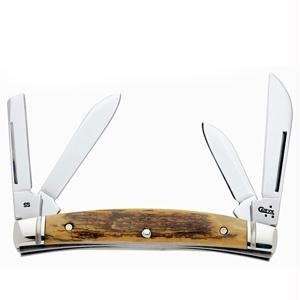   Small Congress 4 Blade Knife with Mammoth Ivory Handle Electronics