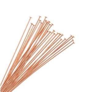  Copper Head Pins 24 Gauge 1.5 Inches (50 Head Pins) Arts 