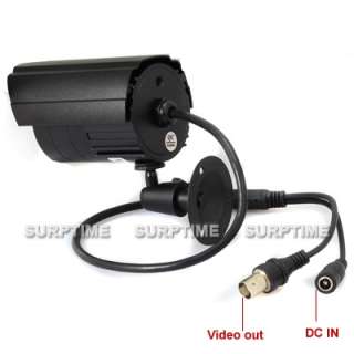 4x 24IR LEDs Night Vision Security Camera 8CH H.264 Network CCTV DVR 