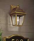   Outdoor Porch Patio Wall Lantern Light Lighting Fixture Antique Brass