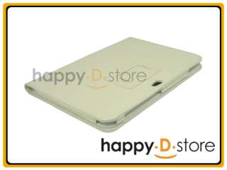 White Leather Case for Samsung Galaxy Tab 8.9 P7310  