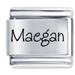  Name Maegan Italian Charms Bracelet Link Pugster Jewelry