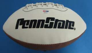 Joe Paterno Autographed/Signed PSU Logo Football PSA/DNA  