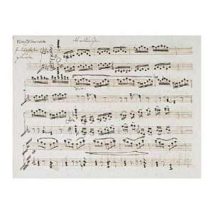  Ludwig Van Beethoven   Manuscript Of The Second And Third 