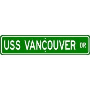 USS VANCOUVER LPD 2 Street Sign   Navy 