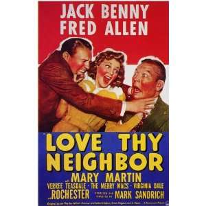 Love thy Neighbor Movie Poster (11 x 17 Inches   28cm x 44cm) (1940 